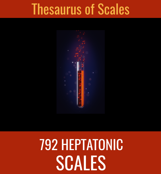 792 Hexatonic Scales - Scales Encyclopaedia for Guitar in the Standard Tuning