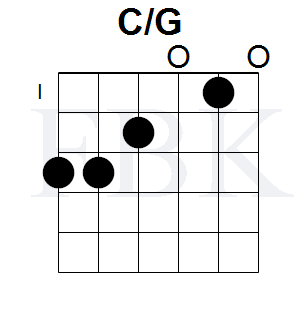 The C/G Chord in the Open Position - Shape 1
