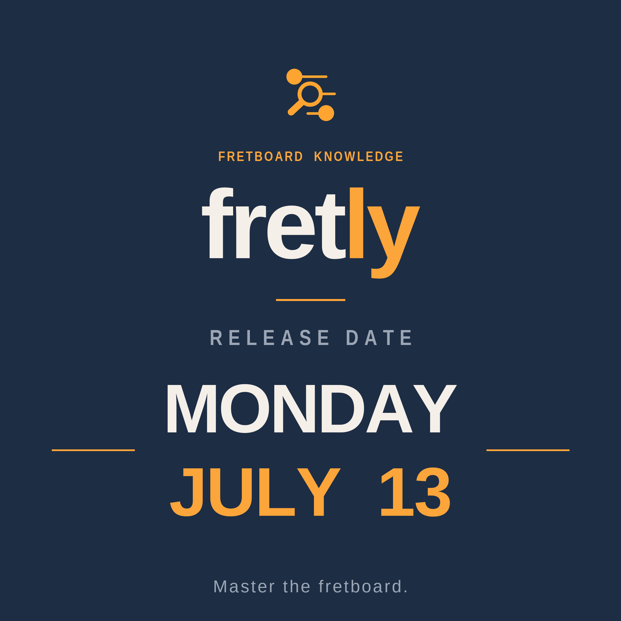 Fretly Release Monday July 13th